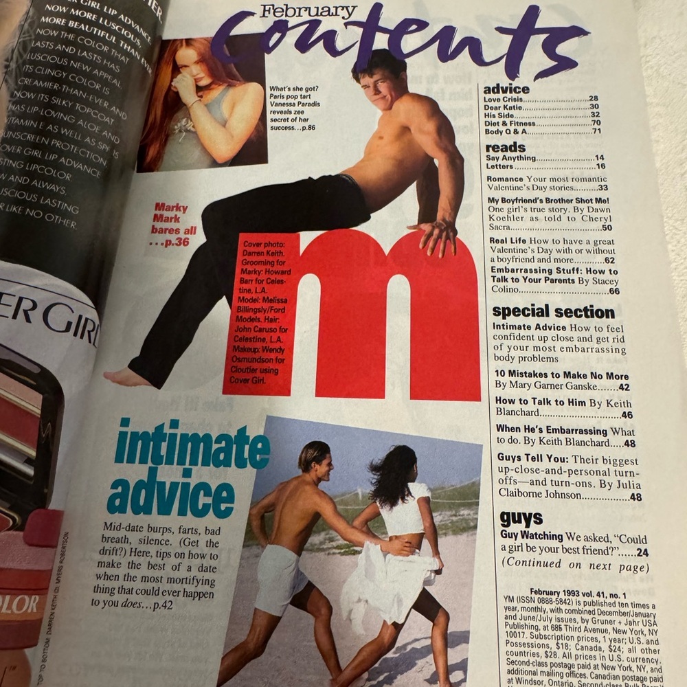 YN Magazine Marky Mark Bares All Full Page Spread - Picture 6 of 6